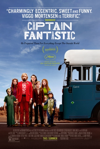 Captain Fantastic Poster - Blue