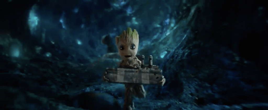 Running Baby Groot